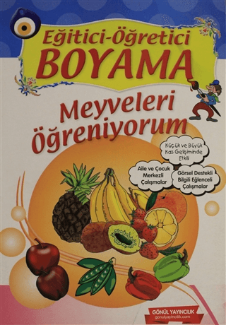Eğitici Öğretici Boyama - Meyveleri Öğreniyorum