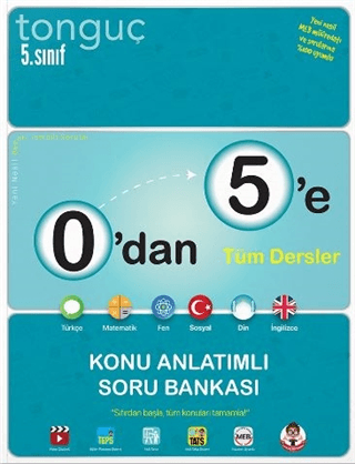0'dan 5'e Tüm Dersler Konu Anlatımlı Soru Bankası
