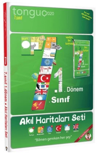2020 7. Sınıf 1. Dönem Akıl Haritaları Seti (8 Poster)