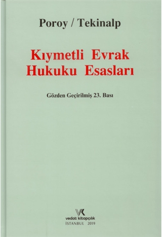 Kıymetli Evrak Hukuku Esasları
