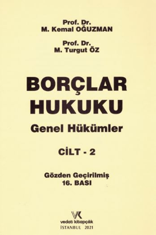 Borçlar Hukuku Genel Hükümler Cilt: 2