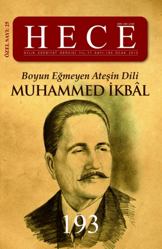 Hece Aylık Edebiyat Dergisi Sayı: 193 Muhammed İkbal Özel Sayısı: 25