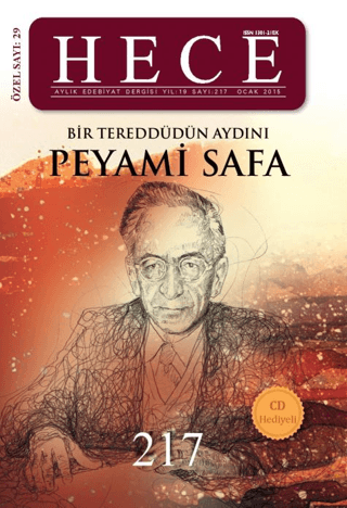 Hece Aylık Edebiyat Dergisi Peyami Safa Özel Sayısı Sayı: 29 / 217 (Ciltsiz)