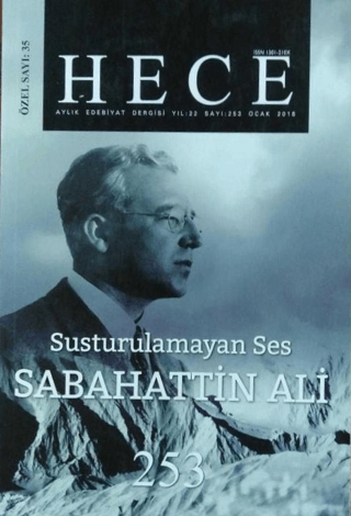 Hece Aylık Edebiyat Dergisi Sabahattin Ali Özel Sayısı Sayı: 35 - 253 (Ciltli)