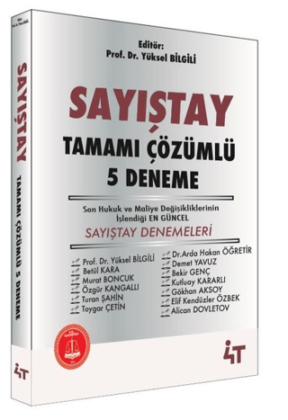 Sayıştay Tamamı Çözümlü 5 Deneme