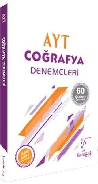 AYT Coğrafya Denemeleri 60 Çözümlü Deneme