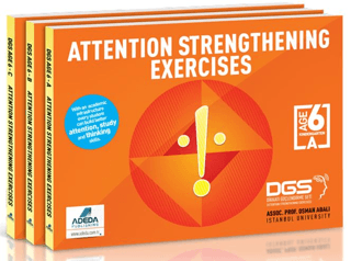 Attention Strengthening Exercises Dikkati Güçlendirme Seti Anasınıfı (6 Yaş İngilizce)