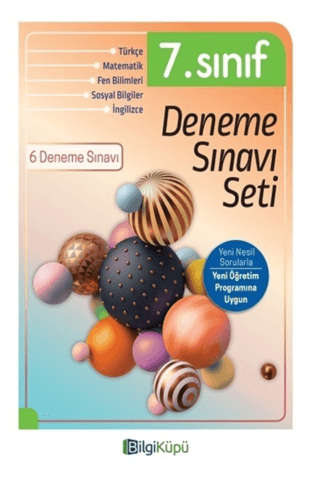 7. Sınıf Deneme Sınavı Seti (6 Deneme Sınavı)