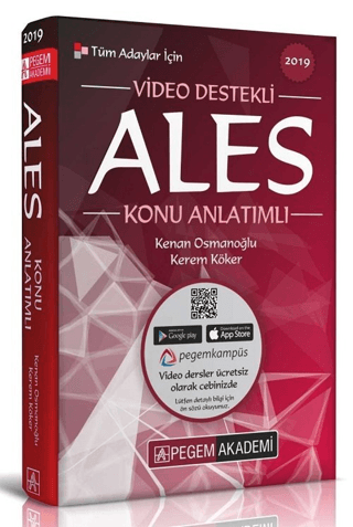 2019 ALES Tüm Adaylar İçin Konu Anlatımlı Video Destekli