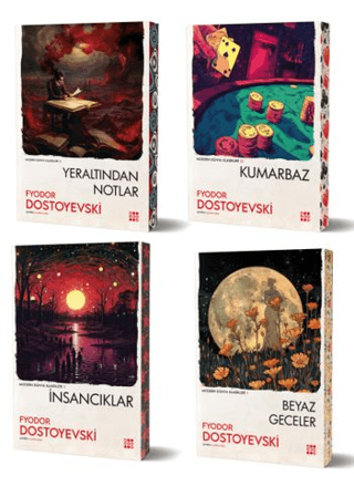 Dostoyevski 4lü Set (4 Kitap Takım)