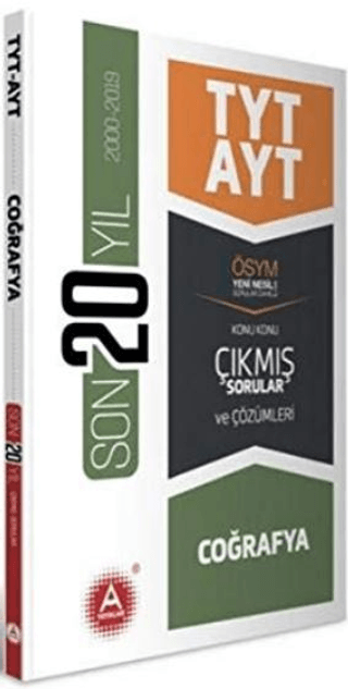 TYT AYT Coğrafya Son 20 Yıl Konu Konu Çıkmış Sorular