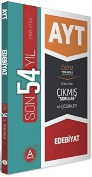 YKS AYT Edebiyat Son 54 Yıl Çıkmış Sorular ve Çözümleri