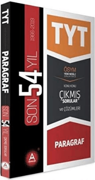 TYT Paragraf Son 54 Yıl Konu Konu Çıkmış Sorular