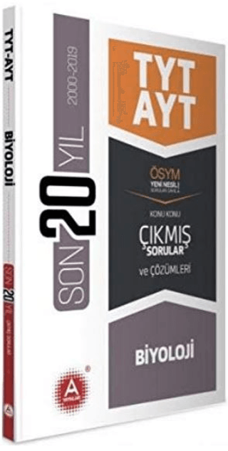 TYT AYT Biyoloji Son 20 Yıl Konu Konu Çıkmış Sorular