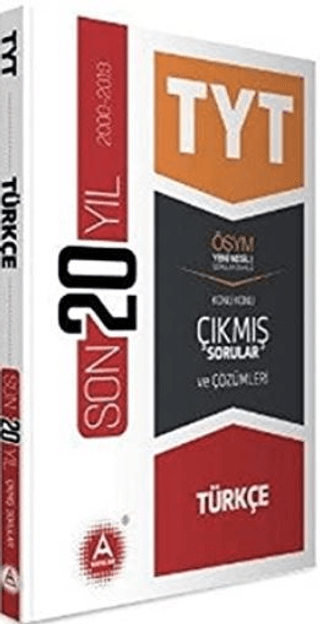 TYT Türkçe Son 20 Yıl Konu Konu Çıkmış Sorular