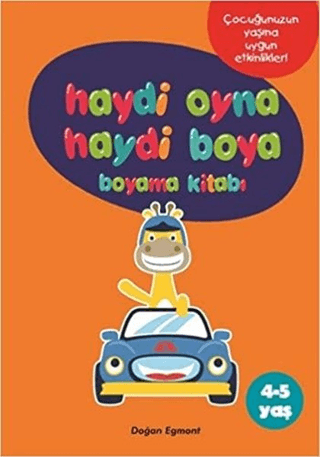 Haydi Oyna Haydi Boya Boyama Kitabı 2 (4-5 Yaş)