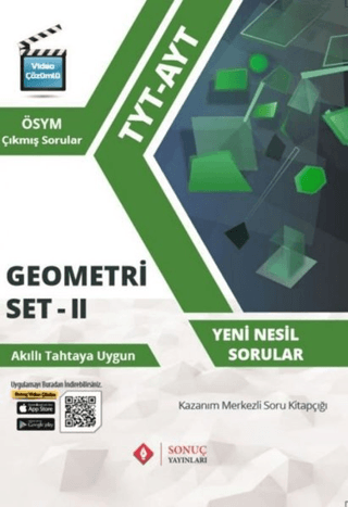TYT AYT Geometri Set 2 Kazanım Merkezli Soru Kitapçığı