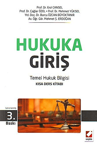 Hukuka Giriş Kısa Ders Kitabı