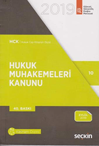 Hukuk Muhakemeleri Kanunu Cep 2019 Ocak