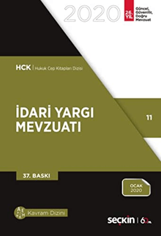 İdari Yargı Mevzuatı Cep 2019
