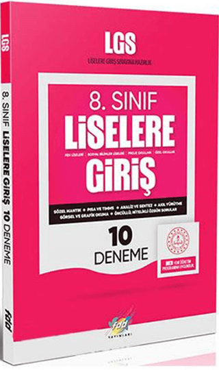 8. Sınıf LGS 10 lu Deneme Sınavı