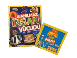National Geographic Kids-İnanılmaz İnsan Vücudu Seti-2 Kitap Takım