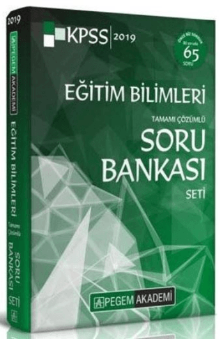 2019 KPSS Eğitim Bilimleri Tamamı Çözümlü Modüler Soru Bankası Seti - 6 Kitap