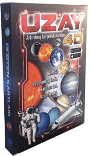 Uzay 4D Artırılmış Gerçeklik Kartları