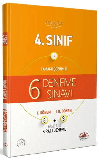 4. Sınıf 6 Fasiküllü 3+3 Deneme