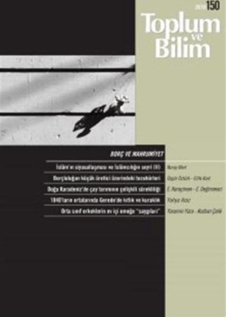 Toplum ve Bilim Dergisi Sayı: 150