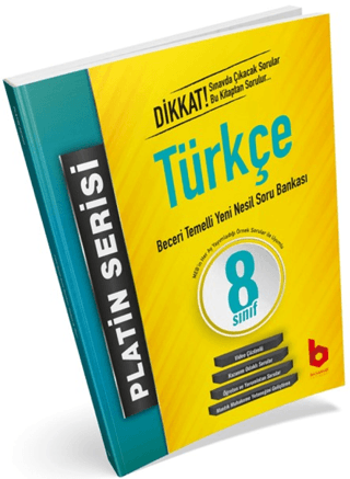 Platin Serisi 8. Sınıf Türkçe Soru Bankası