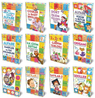 Etkinlik Kitapları Seti (12 Kitap Takım)