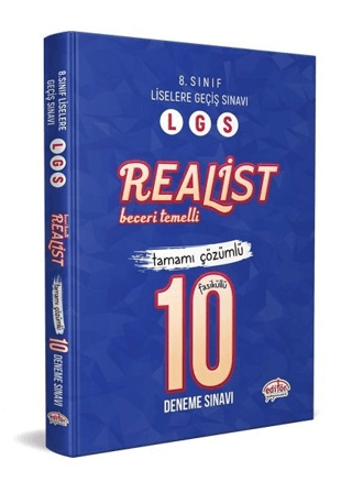 LGS Realist Beceri Temelli Tamamı Çözümlü 10 Deneme Sınavı