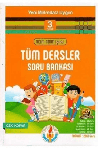 3. Sınıf Adım Adım Tüm Dersler Soru Bankası 2019