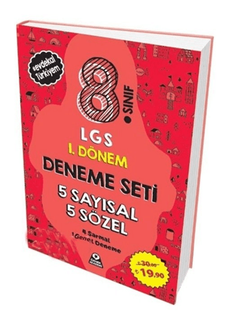 8. Sınıf LGS 1. Dönem 5 Sayısal 5 Sözel Deneme Seti 2020