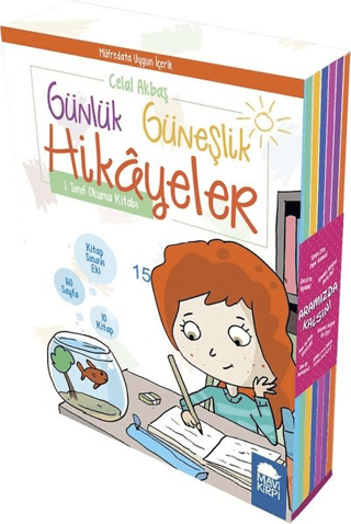 Günlük Güneşlik Hikayeler - 1. Sınıf Okuma Kitabı (10 Kitap Takım)