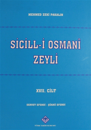 Sicill-i Osmani Zeyli Cilt: 17