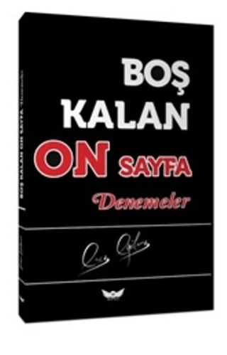 Boş Kalan On Sayfa - Denemeler