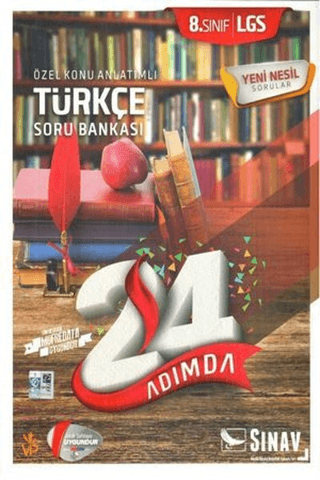 8. Sınıf 24 Adımda LGS Türkçe Özel Konu Anlatımlı Soru Bankası