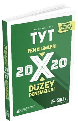 2019 TYT Fen Bilimleri 20x20 Düzey Denemeleri