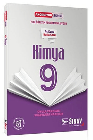 9. Sınıf Kimya Akordiyon Kitap