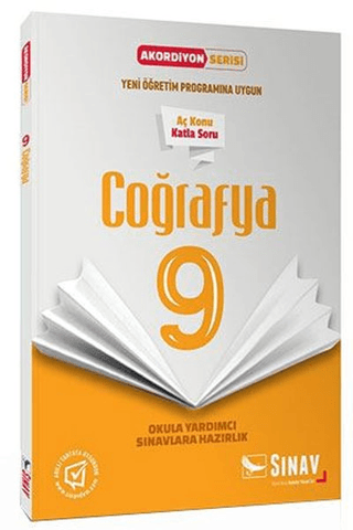 9. Sınıf Coğrafya Akordiyon Kitap