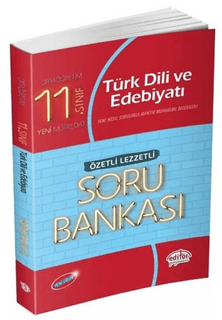 11. Sınıf Türk Dili ve Edebiyatı Özetli Lezzetli Soru Bankası