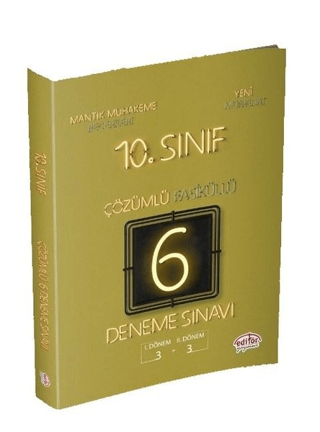 10. Sınıf Çözümlü 6 Fasikül Deneme Sınavı